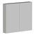 Ascot Mirror Cabinet 900mm Grey Nouveau [294529]