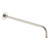 Shower Arm Wall Mount Right Angle Round Rail Brushed Nickel [290634]