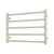 Radiant 5 Round Bar Non-Heated Towel Rail 550 x 750mm Satin Brushed [252187]