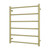 Radiant 6 Round Bar Non-Heated Towel Rail 700 x 830mm Brushed Gold [252188]