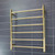 Radiant 6 Round Bar Non-Heated Towel Rail 700 x 830mm Brushed Gold [252188]