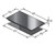 90cm Induction Cooktop with BBQ Function Black Duraglass [293558]