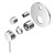 Dolce Shower Mixer with Divertor (Trim Kit Only) Chrome [289741]