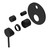 Dolce Shower Mixer with Divertor (Trim Kit Only) Matte Black [289742]