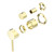 Dolce Shower Mixer with Divertor Separate Back Plate (Trim Kit Only) Brushed Gold [289743]
