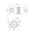 Premium 35mm Universal Shower Mixer Handle Up (Body Only) [290100]