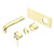 Mecca Wall Basin or Bath Mixer 160mm (Trim Kit Only) Brushed Gold [289895]
