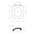 Urbane Compact Soft Close Blind Fix Toilet Seat White [135525]