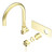Mecca Wall Basin or Bath Mixer Swivel Spout (Trim Kit Only) Brushed Gold [289876]