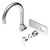 Mecca Wall Basin or Bath Mixer Swivel Spout (Trim Kit Only) Chrome [289819]