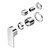 Bianca Shower Mixer with Divertor Separate Back Plate (Trim Kit Only) Chrome [289906]