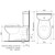 Profile II Close Coupled Suite - P Trap Standard Seat [136042]