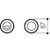 Invisi Series II® Round Dual Flush Raised Care Remote Buttons (Plastic) Chrome [136043]