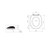 Caravelle Care Double Flap Toilet Seat Anthracite Grey NTH [136045]