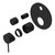 Mecca Shower Mixer with Divertor (Trim Kit Only) Matte Black [289996]