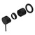 Mecca Shower Mixer 60mm Plate (Trim Kit Only) Matte Black [289937]