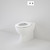 Leda Care Invisi Series II Wall Faced Suite with Caravelle Care Single Flap Seat White [136053]