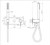 Mecca Shower Mixer Divertor System (Trim Kit Only) Brushed Gold [289975]