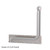 Grab Rail Anti Ligature Toilet Assist 450mm x 450mm Left Hand Brushed Stainless Steel [287459]