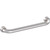 Grab Rail Hygenic Seal Straight 400mm Brushed Stainless [287572]