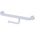 Grab Rail Hygenic Seal Straight 450mm with Toilet Roll Holder Antimicrobial White Right Hand [287420]