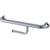 Grab Rail Hygenic Seal Straight 450mm with Toilet Roll Holder Polish Supreme Right Hand [287445]