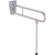 Grab Rail Tiltlock Bariatric 850mm Brushed Stainless Left Hand (with Folding Leg) [287396]