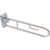 Grab Rail Tiltlock 850mm Brushed Stainless Left Hand (with welded Toilet Roll Holder) [287410]