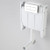 Invisi Series II Undercounter Cistern and Bracket White Pans Dual Flush [136113]