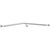 Grab Rail Hygenic Seal Corner 800mm x 800mm Brushed Stainless Left Hand [287932]