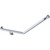 Grab Rail Hygenic Seal Toilet Assist 450mm x 450mm angled Polish Supreme Left Hand [287981]