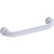 Grab Rail Hygenic Seal Straight  300mm Antimicrobial White [288339]