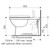 Stylus Emerald Close Coupled S Trap Pan (No Seat & No Cistern) [136432]