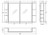 Mirror Cabinet Bevel Edge 1200 x 720 x 150mm 2 x Side Shelves Gloss White [294214]