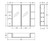 Mirror Cabinet Bevel Edge 900 x 720 x 150mm 2 x Side Shelves Gloss White [294266]