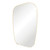 Capriccio Framed Asymmetrical Mirror with Mounting Brackets 650 x 1200mm Urban Brass [294421]
