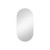 Empire Framed Pill Shape Mirror 450 x 900mm Matte White [294396]