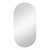 Empire Framed Pill Shape Mirror 450 x 900mm Matte White [294396]
