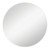 Reba Round Framed Mirror 600mm Matte White [294287]