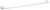 Nostalgia Towel Rail Single 760mm Chrome [136372]