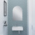 Arch Mirror Pencil Edge 600 x 900mm 5mm Glass [294293]