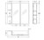 Mirror Cabinet Pencil Edge 750 x x 720 x 150mm 1 x Side Shelf Gloss White [294419]