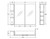 Mirror Cabinet Pencil Edge 900 x x 720 x 150mm 1 x Side Shelf Gloss White [294276]