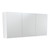 Mirror Cabinet 1500 x 670 x 180mm with Satin White Side Panels [294414]