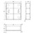 Mirror Cabinet 600 x 670 x 180mm with Industrial Side Panels [294230]
