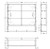 Mirror Cabinet 900 x 850 x 180mm with Display Shelf Satin Black [294483]