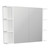 Mirror Cabinet Pencil Edge 1050 x 720 x 150mm 2 x Side Shelves Gloss White [294219]