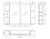 Mirror Cabinet Pencil Edge 1050 x 720 x 150mm 2 x Side Shelves Gloss White [294219]
