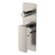 Tono Wall Diverter Mixer Large Rectangular Plate Brushed Nickel [294318]