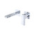 Tono Basin or Bath Wall Mixer Set 160mm Outlet Small Square Plate Chrome [294507]